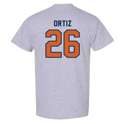 Wheaton IL - NCAA Baseball : Joshua Ortiz - Classic Shersey T-Shirt-1