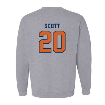 Wheaton IL - NCAA Baseball : James Scott - Classic Shersey Crewneck Sweatshirt-1