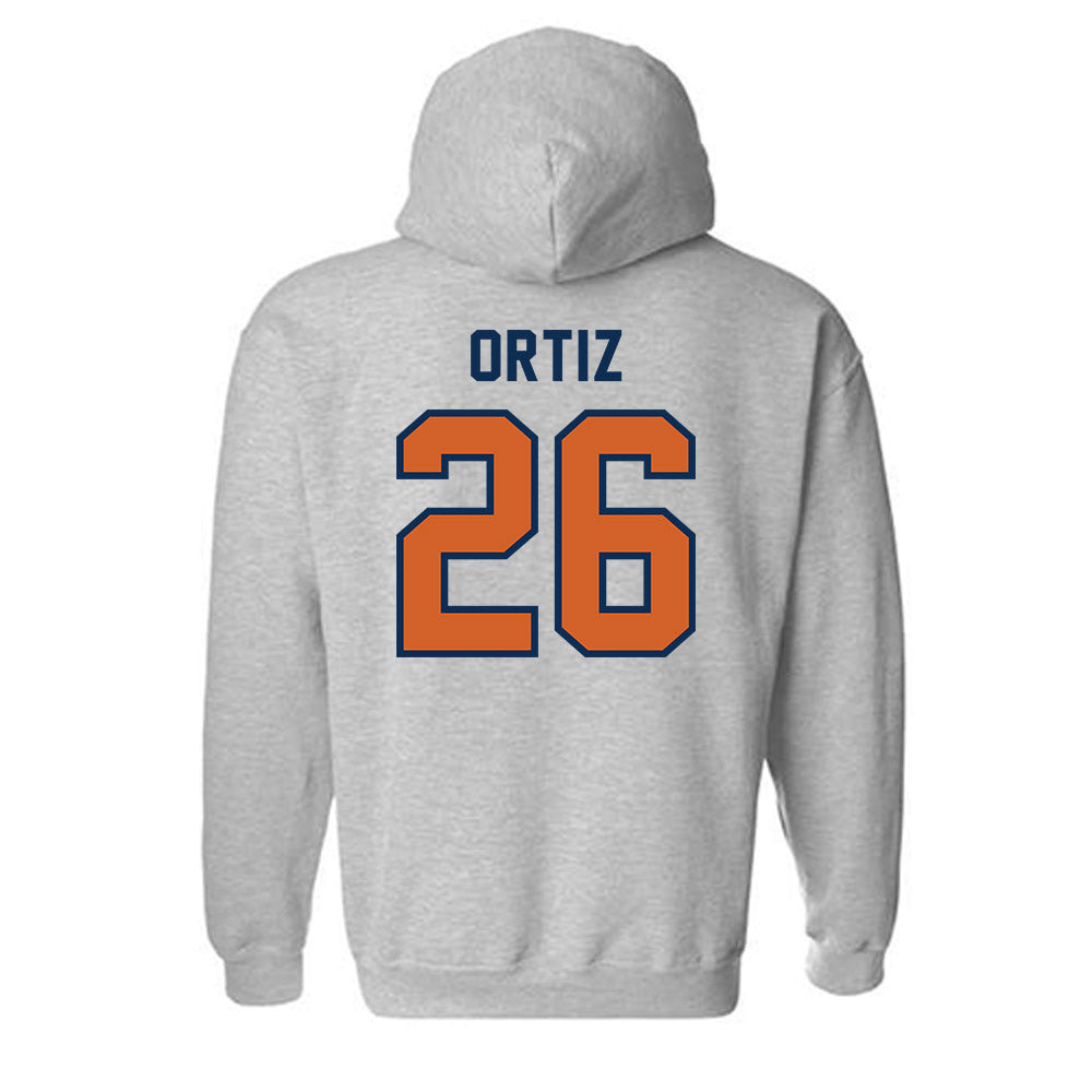 Wheaton IL - NCAA Baseball : Joshua Ortiz - Classic Shersey Hooded Sweatshirt-1