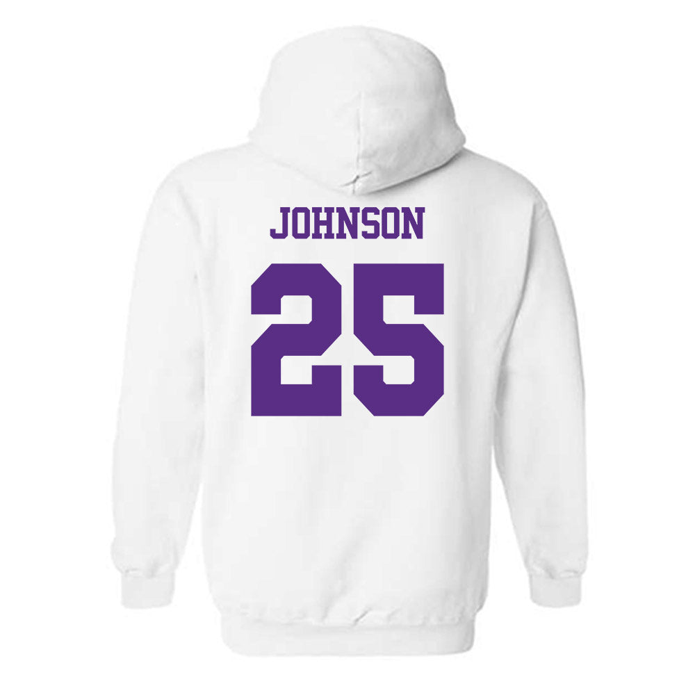TCU - NCAA Baseball : Nolan Johnson - Classic Shersey Hooded Sweatshirt-1