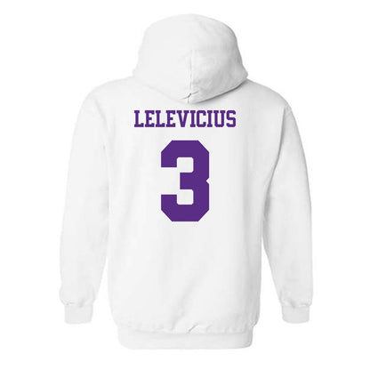 TCU - NCAA Men's Basketball : Liutauras Lelevicius - Classic Shersey Hooded Sweatshirt-1