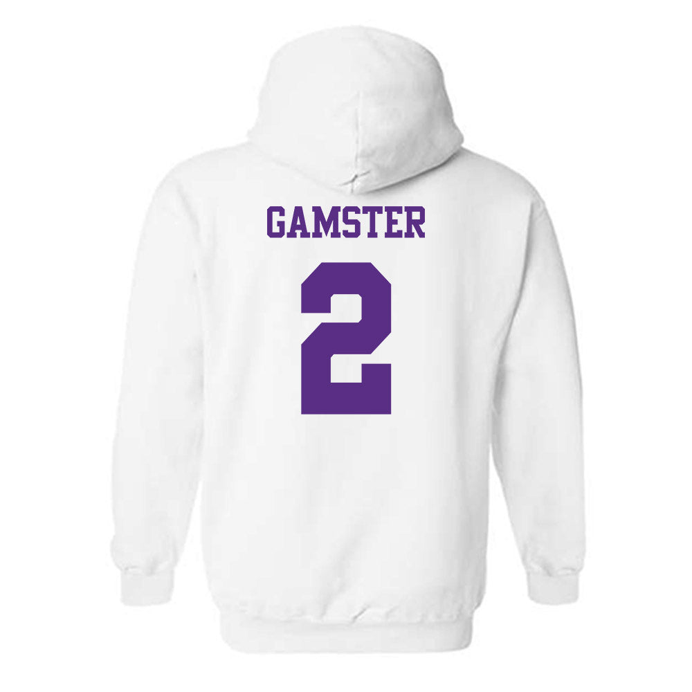 TCU - NCAA Baseball : Preston Gamster - Classic Shersey Hooded Sweatshirt-1