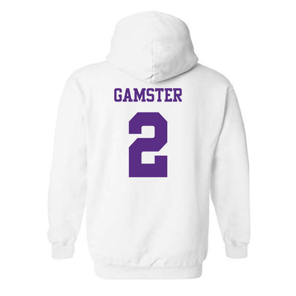 TCU - NCAA Baseball : Preston Gamster - Classic Shersey Hooded Sweatshirt-1