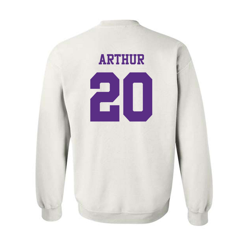 TCU - NCAA Baseball : Jack Arthur - Classic Shersey Crewneck Sweatshirt-1