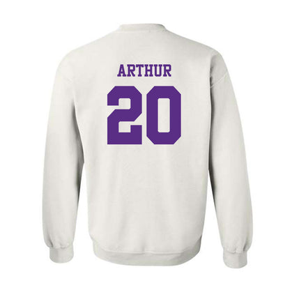 TCU - NCAA Baseball : Jack Arthur - Classic Shersey Crewneck Sweatshirt-1