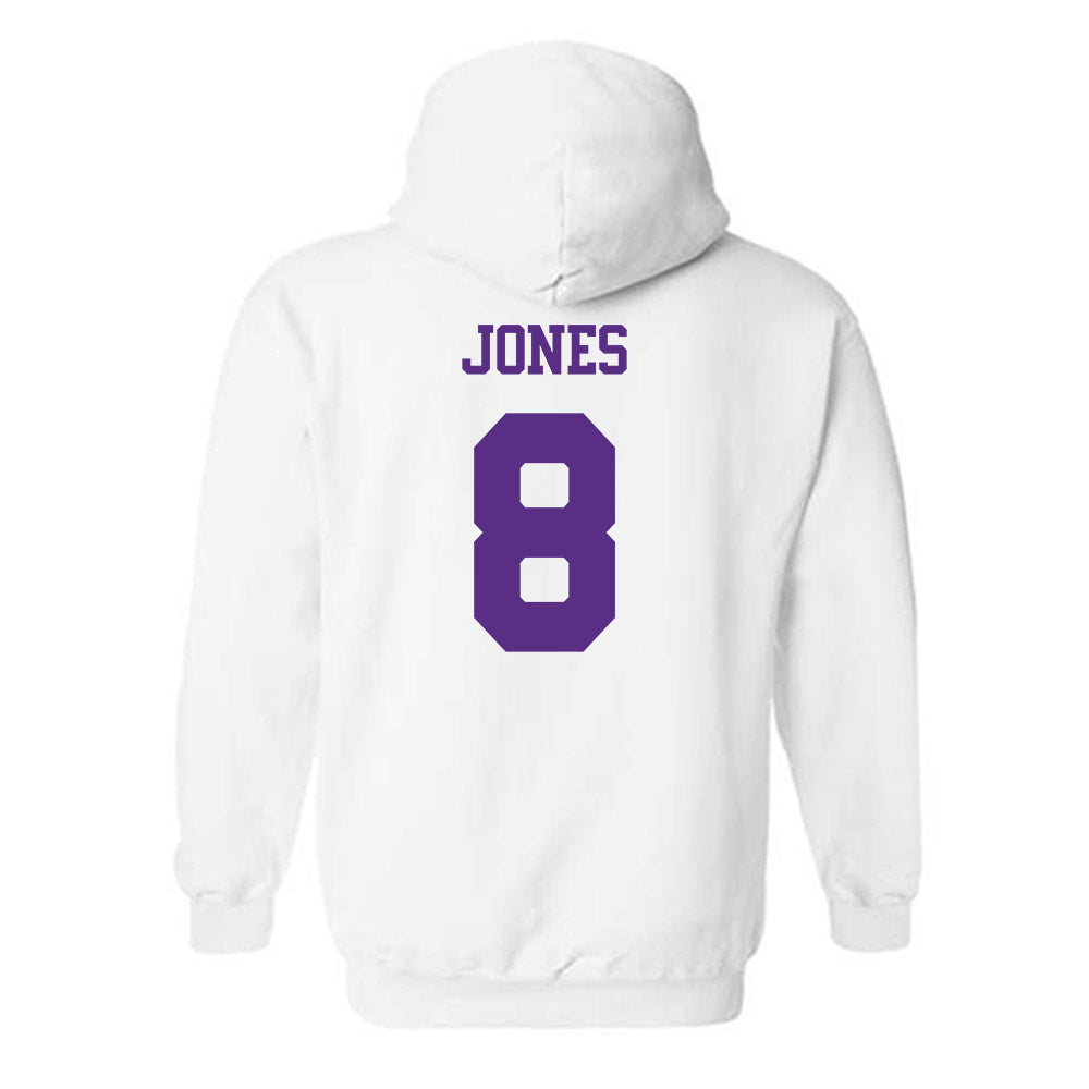 TCU - NCAA Men's Basketball : Robert Jones - Classic Shersey Hooded Sweatshirt-1