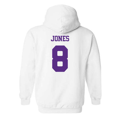 TCU - NCAA Men's Basketball : Robert Jones - Classic Shersey Hooded Sweatshirt-1