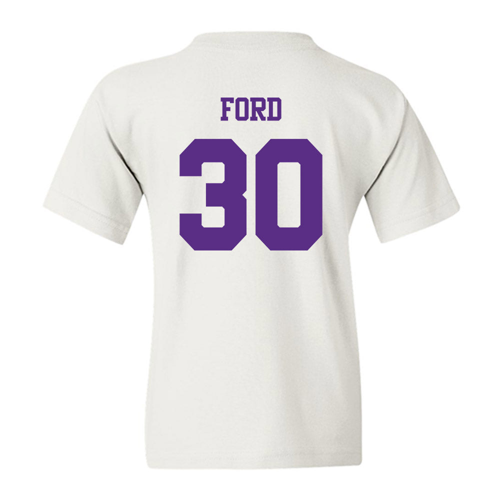 TCU - NCAA Men's Basketball : Darius Ford - Classic Shersey Youth T-Shirt-1