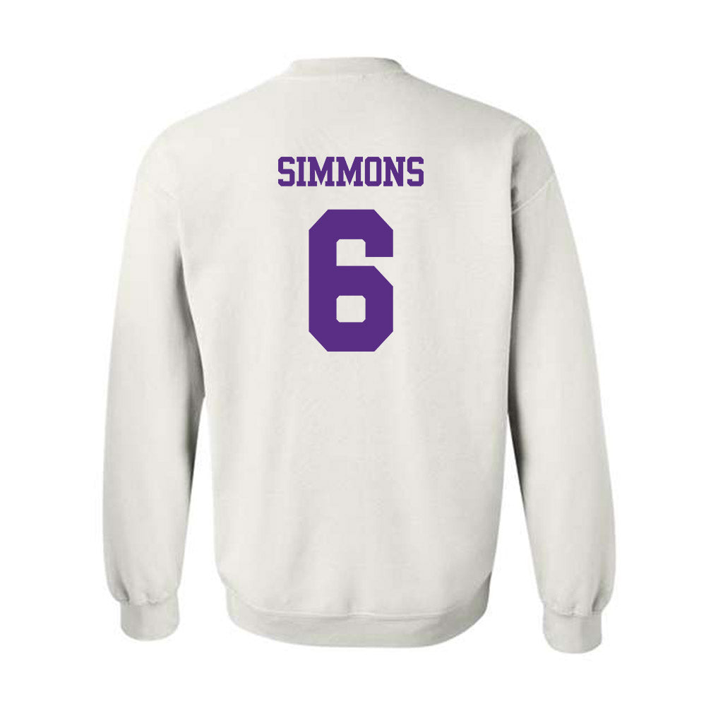 TCU - NCAA Men's Basketball : Ashton Simmons - Classic Shersey Crewneck Sweatshirt-1
