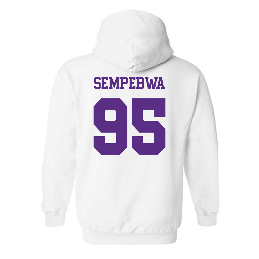 TCU - NCAA Football : Caleb Sempebwa - Classic Shersey Hooded Sweatshirt-1