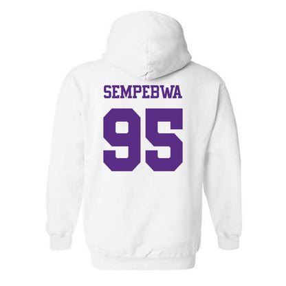 TCU - NCAA Football : Caleb Sempebwa - Classic Shersey Hooded Sweatshirt-1