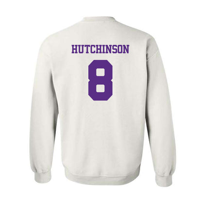 TCU - NCAA Baseball : Lane Hutchinson - Classic Shersey Crewneck Sweatshirt-1
