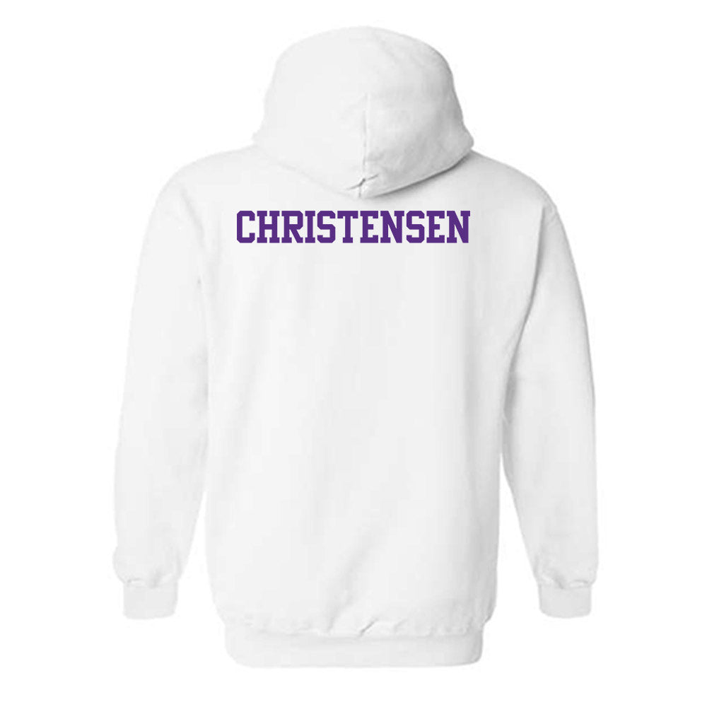 TCU - NCAA Women's Swimming & Diving : Nicole Christensen - Classic Shersey Hooded Sweatshirt-1
