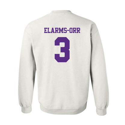 TCU - NCAA Football : Kaleb Elarms-Orr - Classic Shersey Crewneck Sweatshirt-1