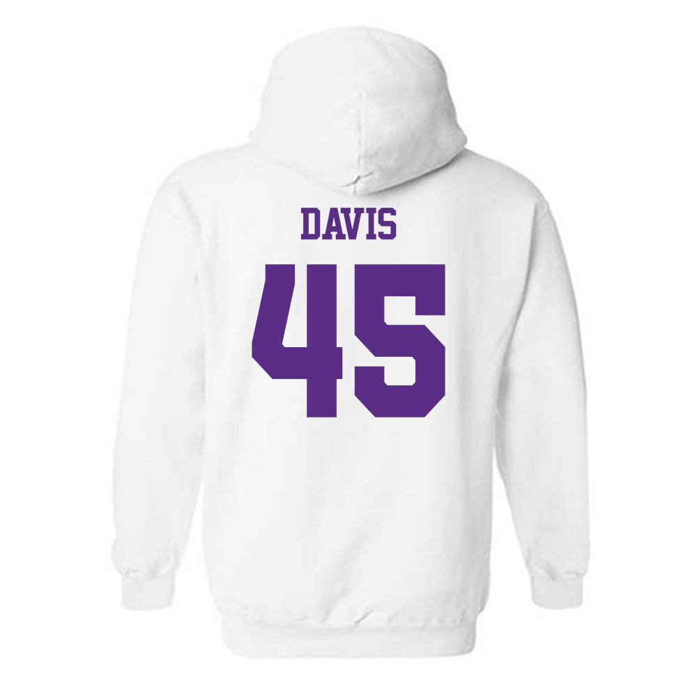 TCU - NCAA Baseball : Lance Davis - Classic Shersey Hooded Sweatshirt-1
