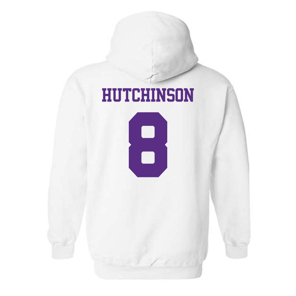 TCU - NCAA Baseball : Lane Hutchinson - Classic Shersey Hooded Sweatshirt-1