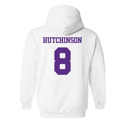 TCU - NCAA Baseball : Lane Hutchinson - Classic Shersey Hooded Sweatshirt-1