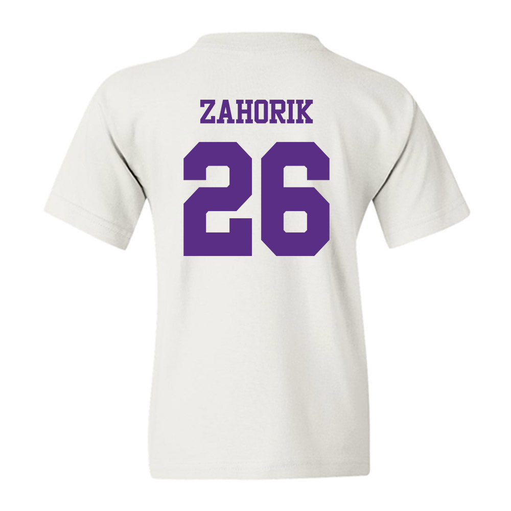 TCU - NCAA Equestrian : Victoria Zahorik - Classic Shersey Youth T-Shirt-1