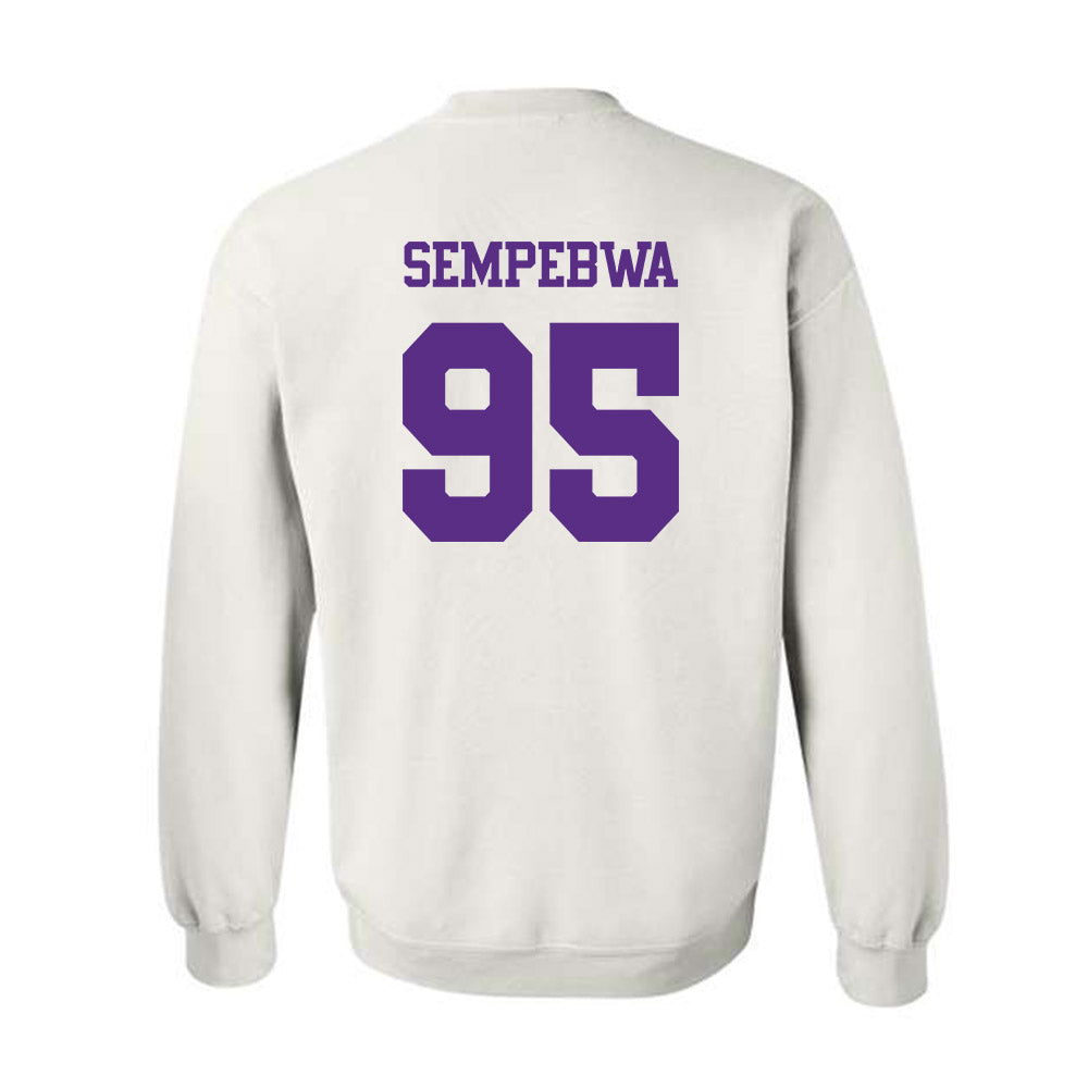 TCU - NCAA Football : Caleb Sempebwa - Classic Shersey Crewneck Sweatshirt-1