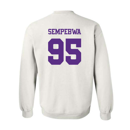 TCU - NCAA Football : Caleb Sempebwa - Classic Shersey Crewneck Sweatshirt-1