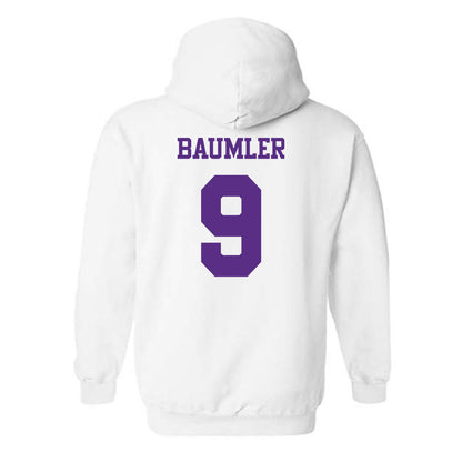 TCU - NCAA Baseball : Trever Baumler - Classic Shersey Hooded Sweatshirt-1