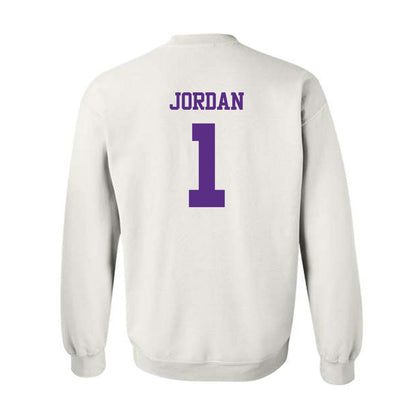 TCU - NCAA Football : Austin Jordan - Classic Shersey Crewneck Sweatshirt-1