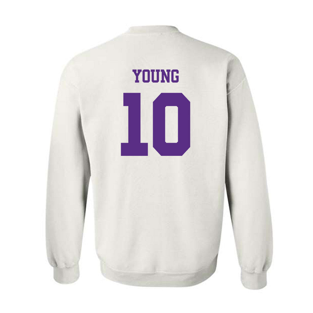 TCU - NCAA Women's Volleyball : Mikala Young - Classic Shersey Crewneck Sweatshirt-1