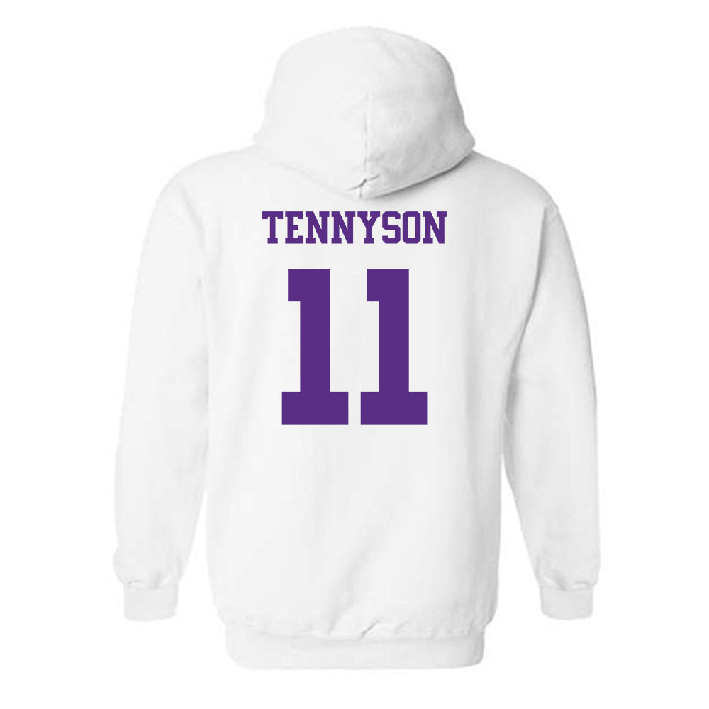 TCU - NCAA Men's Basketball : Trevian Tennyson - Classic Shersey Hooded Sweatshirt-1