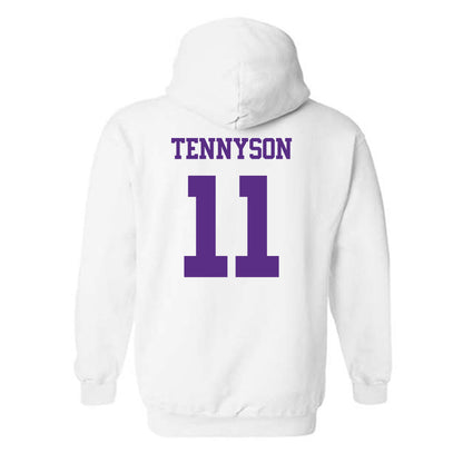 TCU - NCAA Men's Basketball : Trevian Tennyson - Classic Shersey Hooded Sweatshirt-1