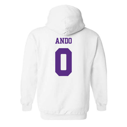 TCU - NCAA Men's Swimming & Diving : Braedon Ando - Classic Shersey Hooded Sweatshirt-1