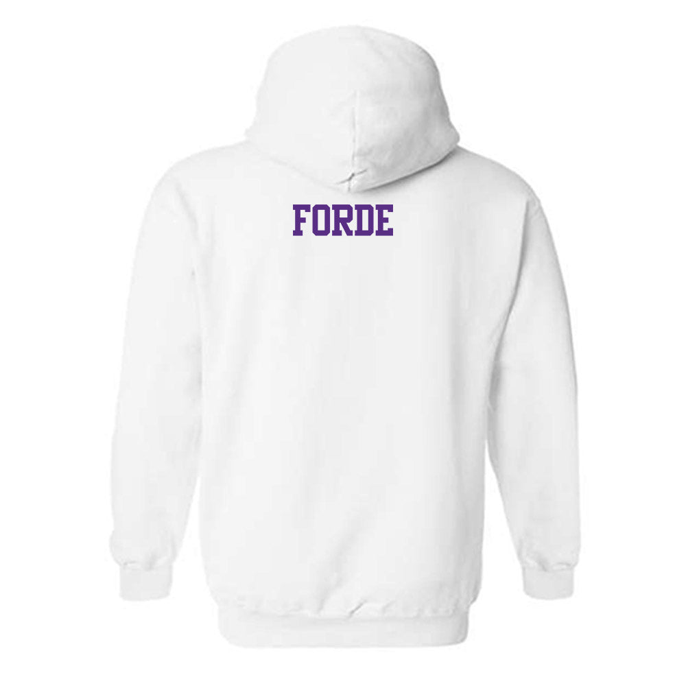 TCU - NCAA Women's Track & Field : Hannah Forde - Classic Shersey Hooded Sweatshirt-1