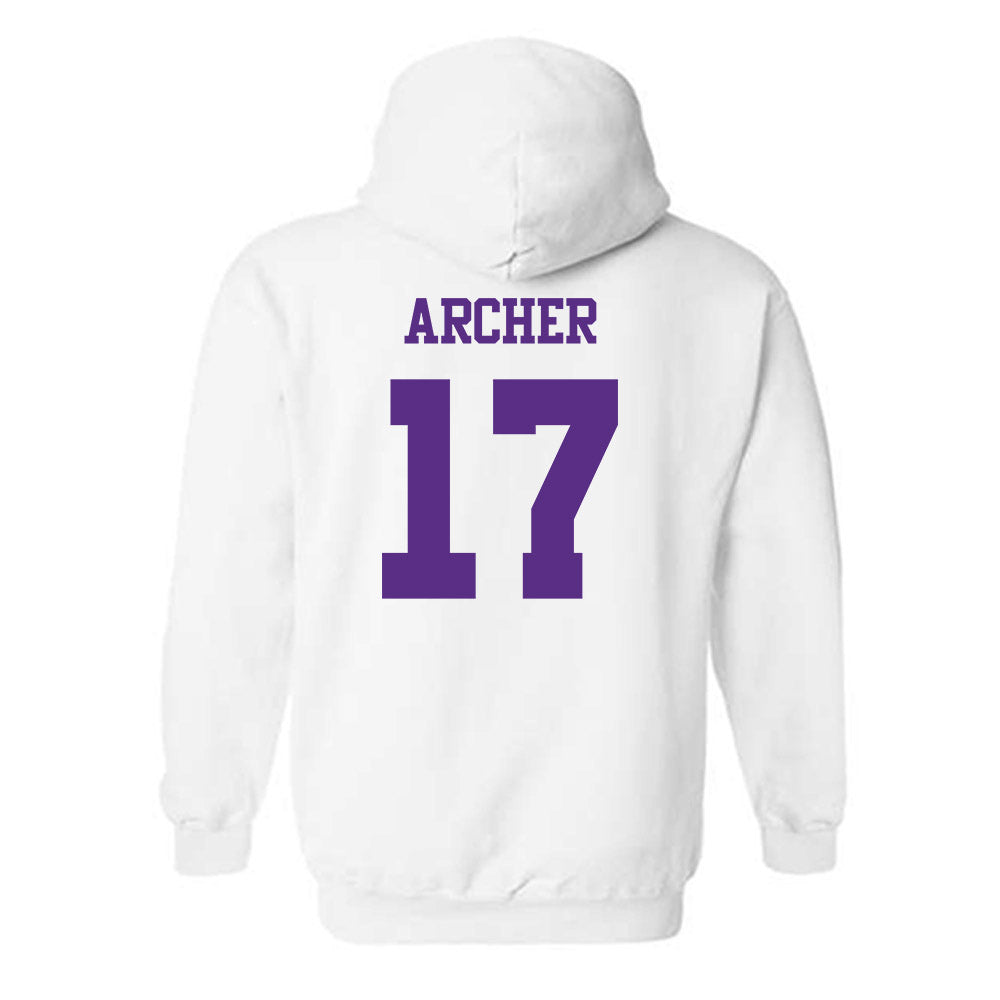 TCU - NCAA Women's Volleyball : Rosemary Archer - Classic Shersey Hooded Sweatshirt-1