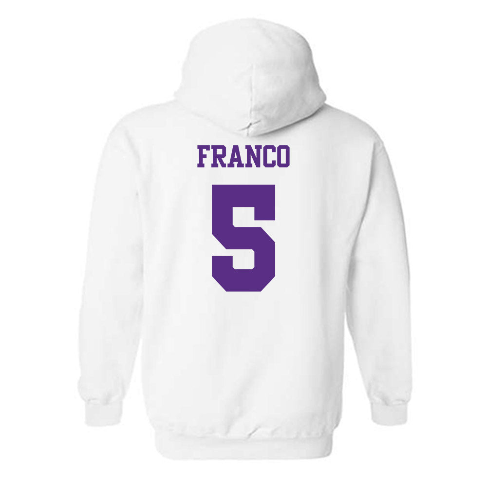 TCU - NCAA Baseball : Lucas Franco - Classic Shersey Hooded Sweatshirt-1
