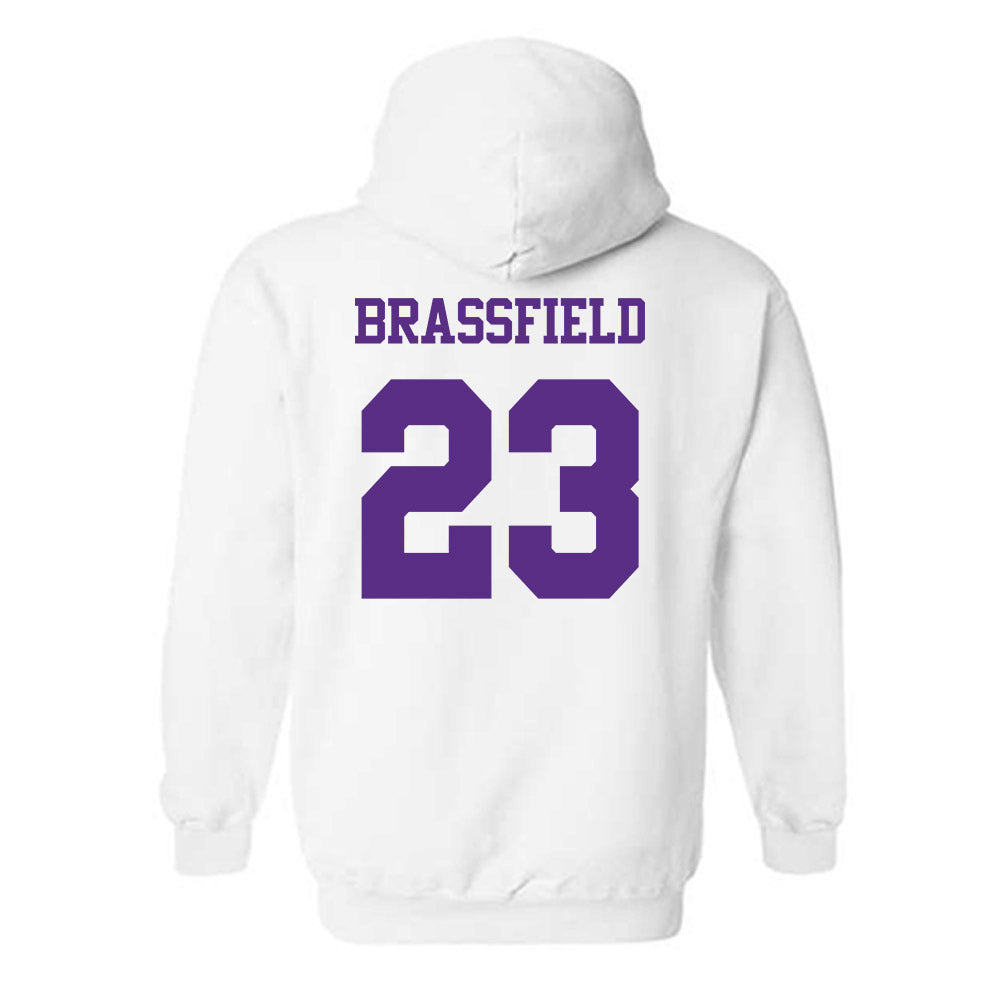 TCU - NCAA Baseball : Mason Brassfield - Classic Shersey Hooded Sweatshirt-1