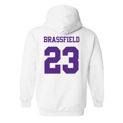 TCU - NCAA Baseball : Mason Brassfield - Classic Shersey Hooded Sweatshirt-1
