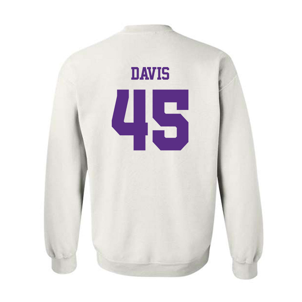 TCU - NCAA Baseball : Lance Davis - Classic Shersey Crewneck Sweatshirt-1