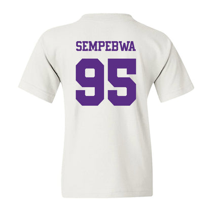 TCU - NCAA Football : Caleb Sempebwa - Classic Shersey Youth T-Shirt-1