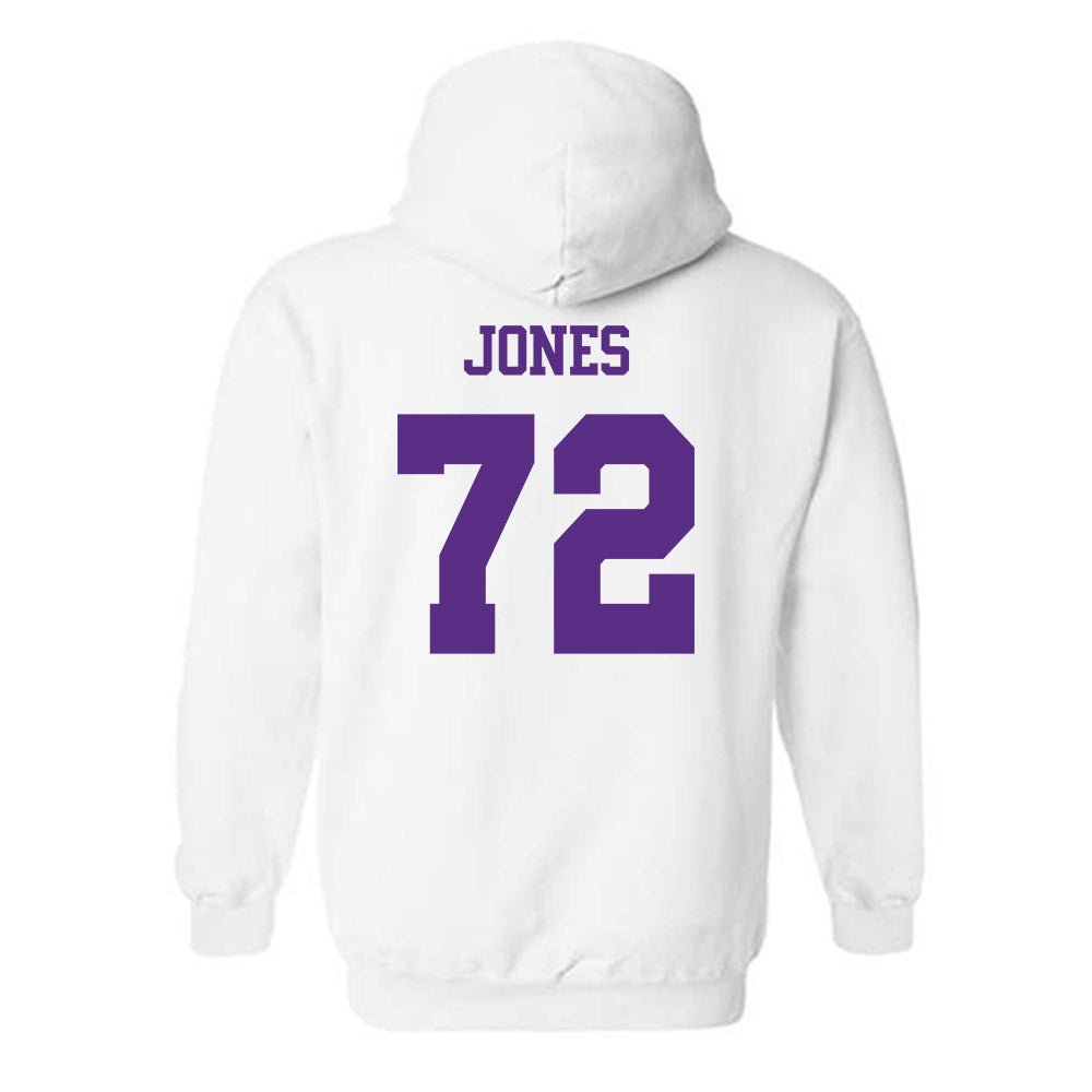 TCU - NCAA Football : Jackson Jones - Classic Shersey Hooded Sweatshirt-1