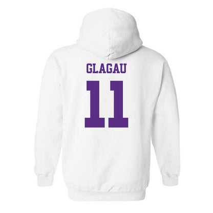 TCU - NCAA Beach Volleyball : Emma Glagau - Classic Shersey Hooded Sweatshirt-1