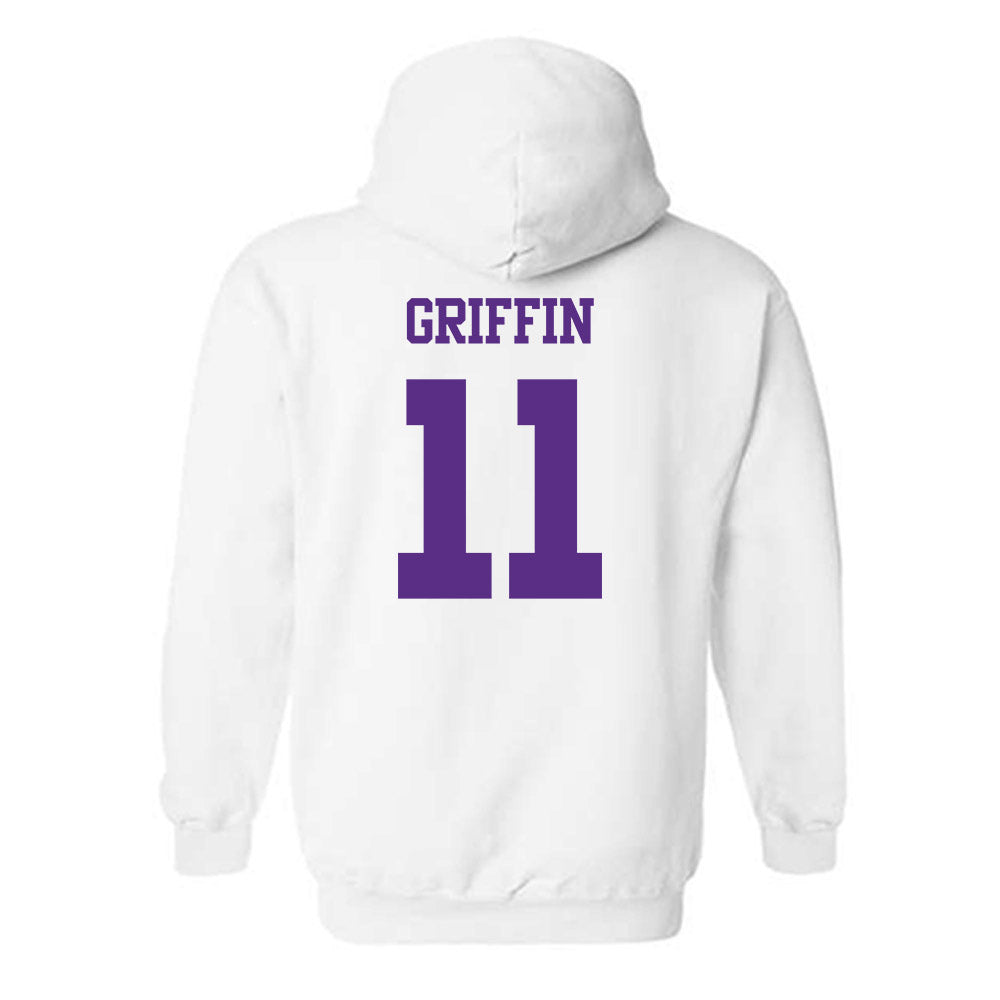 TCU - NCAA Baseball : Colton Griffin - Classic Shersey Hooded Sweatshirt-1
