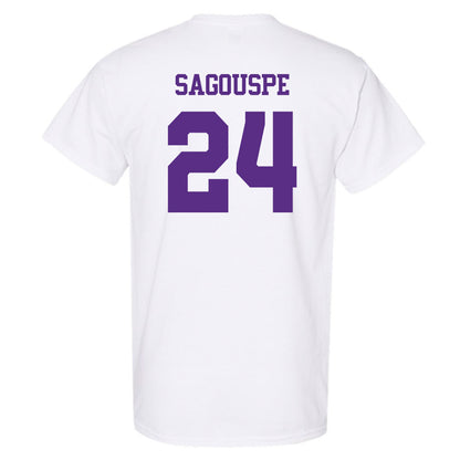 TCU - NCAA Baseball : Tanner Sagouspe - Classic Shersey T-Shirt-1