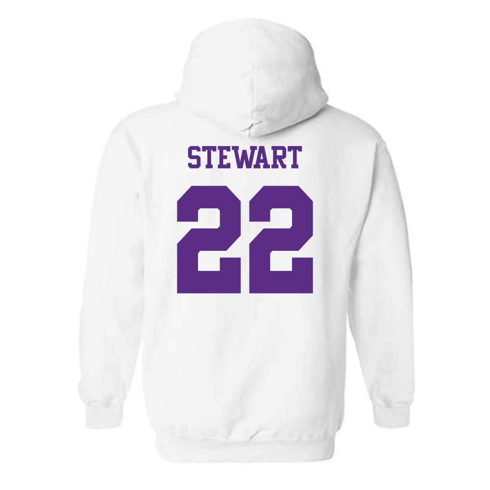 TCU - NCAA Men's Basketball : Adam Stewart - Classic Shersey Hooded Sweatshirt-1