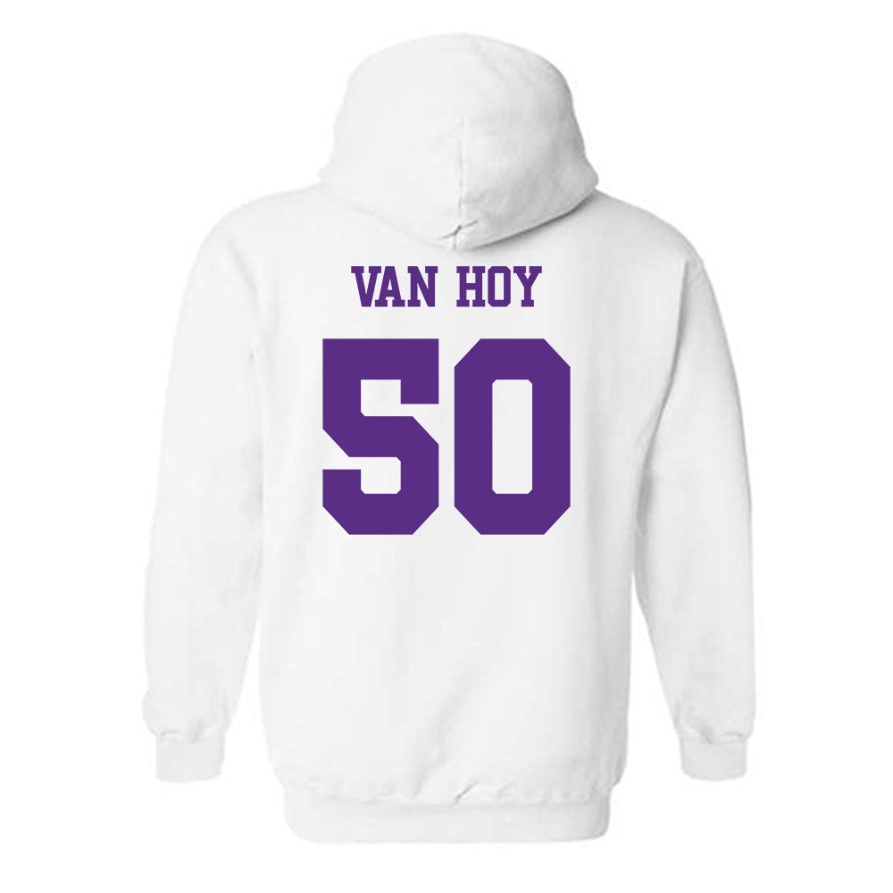 TCU - NCAA Football : Witten Van Hoy - Classic Shersey Hooded Sweatshirt-1