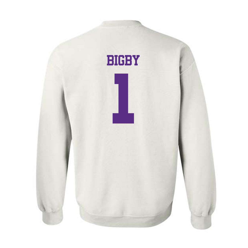 TCU - NCAA Women's Basketball : Taylor Bigby - Classic Shersey Crewneck Sweatshirt-1