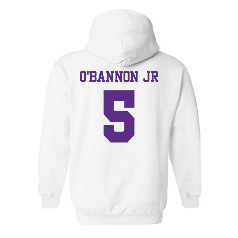 TCU - NCAA Men's Basketball : Charles O'Bannon Jr - Classic Shersey Hooded Sweatshirt-1