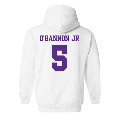 TCU - NCAA Men's Basketball : Charles O'Bannon Jr - Classic Shersey Hooded Sweatshirt-1