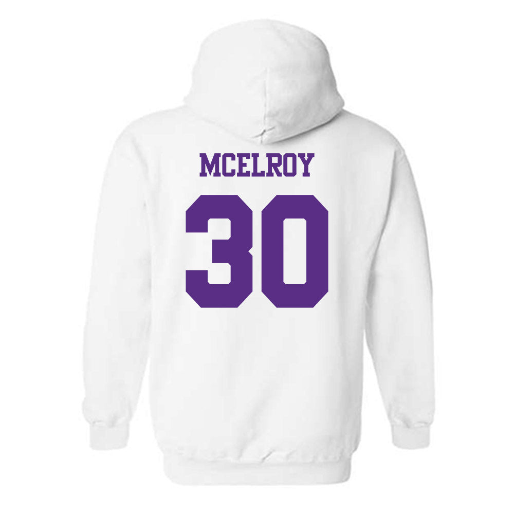 TCU - NCAA Men's Basketball : Drew McElroy - Classic Shersey Hooded Sweatshirt-1