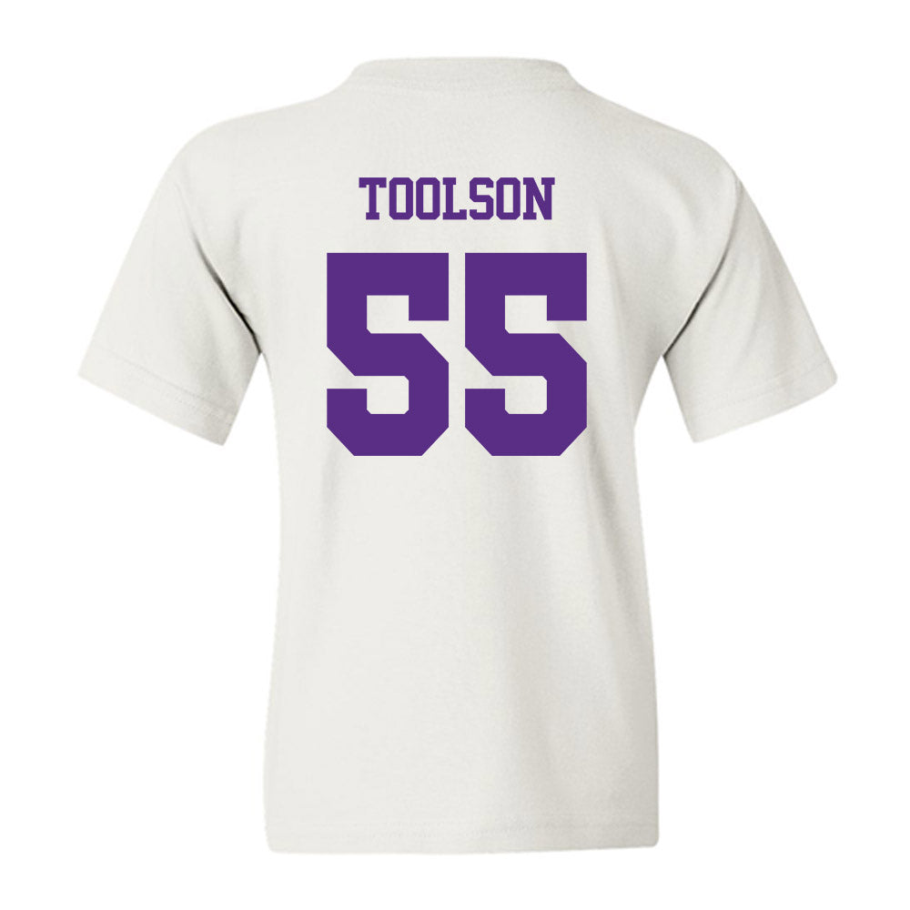TCU - NCAA Men's Basketball : Tanner Toolson - Classic Shersey Youth T-Shirt-1