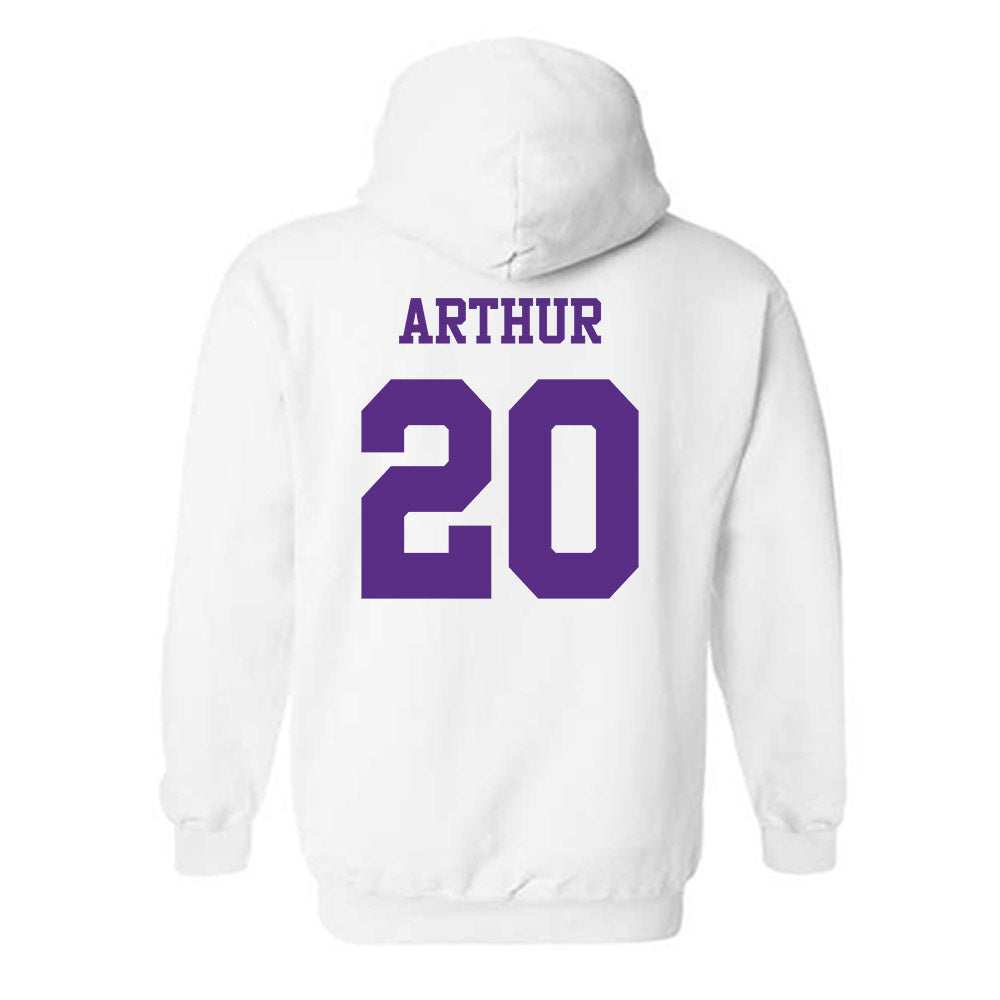 TCU - NCAA Baseball : Jack Arthur - Classic Shersey Hooded Sweatshirt-1
