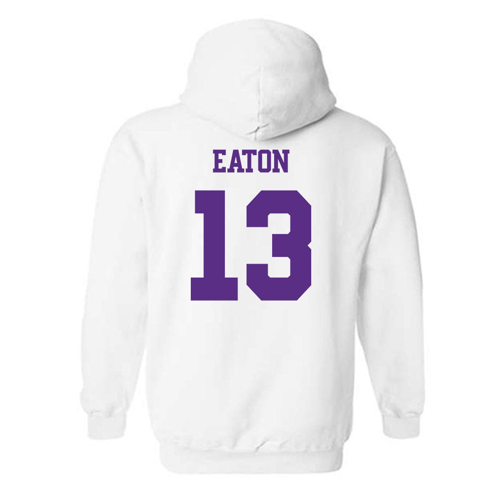 TCU - NCAA Baseball : Cole Eaton - Classic Shersey Hooded Sweatshirt-1